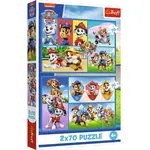 Trefl Puzzle 2 x 70 Pravidla Paw Patrol