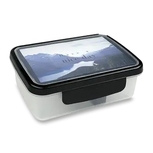 Svačinový box ZDRAVÁ SVÁČA Uni - černá