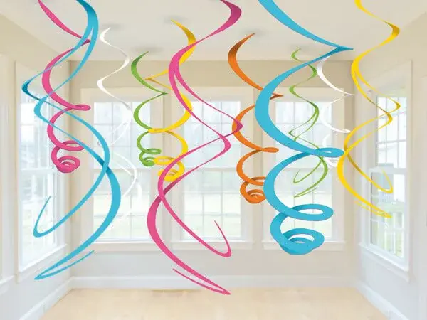 Spirála plastová - 12 kusů, délka 55,8 cm