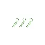 Sponka karosérie 1:8 malá zahnutá zelená (10)