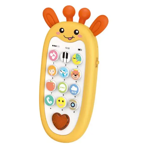 Maamaa Telefon dětský s efekty žirafa 13,5 cm