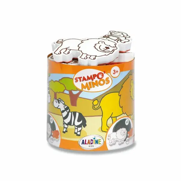 Razítka Aladine Stampo Minos - Safari, 10 razítek