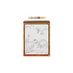 Kouzelné malování vodou/blok s tužkou dinosauři, 4 listy