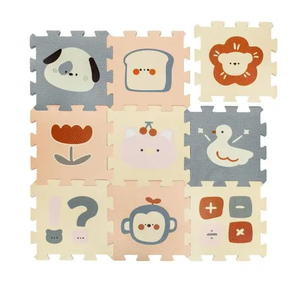 Pěnová podložka Puzzle 30x30 cm 9ks, Logic