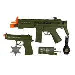 Vojenský set se samopalem 39x17 cm