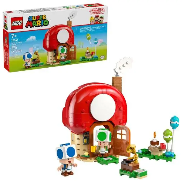 LEGO® Super Mario 72041 Toad a párty v jeho domě
