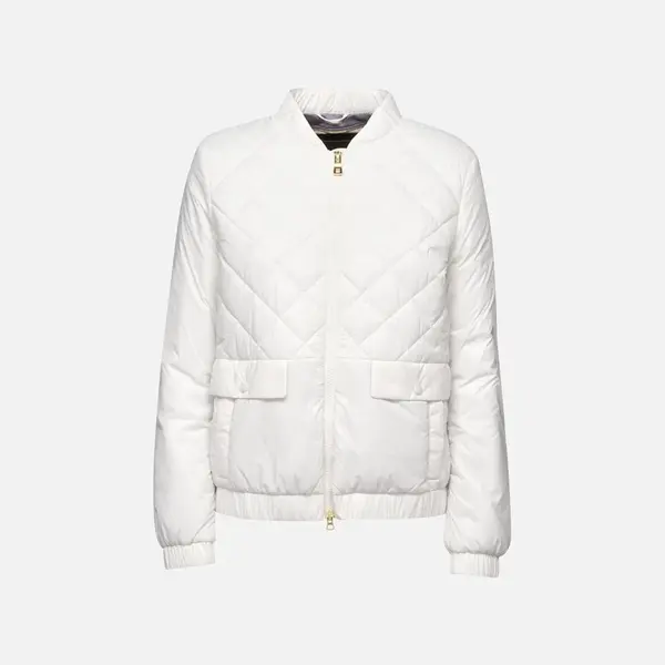 Cream women's jacket Geox Amabel - Women's