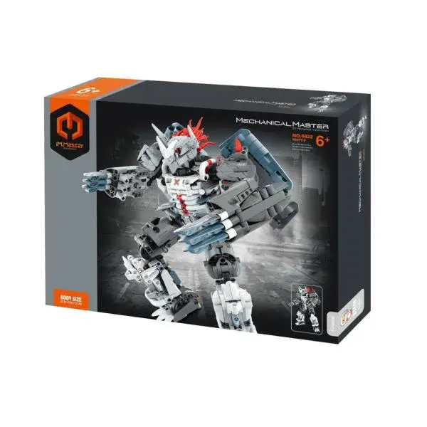 iM.Master Stavebnice robot šedý 20,8x10,8x31,2 cm