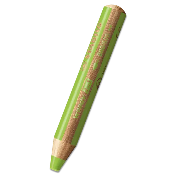 Pastelka STABILO woody 3 in 1 - světle zelená