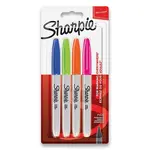 Permanentní popisovač Sharpie Fine - sada 4 ks, doplňkové barvy