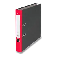 Pákový pořadač Esselte Mramor, A4, 50 mm - červený