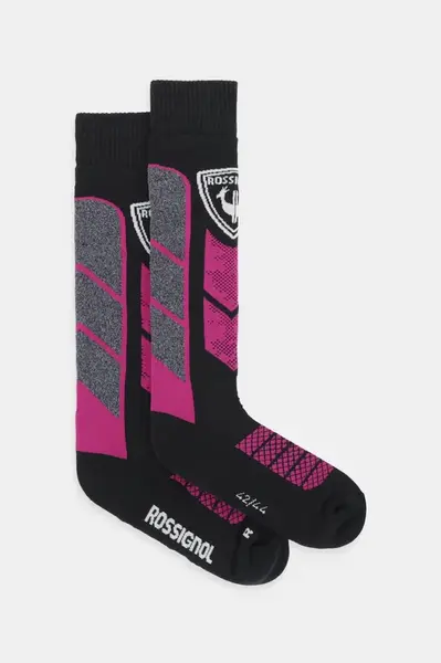 Ponožky s příměsí vlny Rossignol růžová barva, RLOWX01