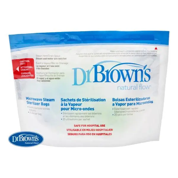 DR.BROWN'S Sáčky na sterilizaci v mikrovlnné troubě 5ks