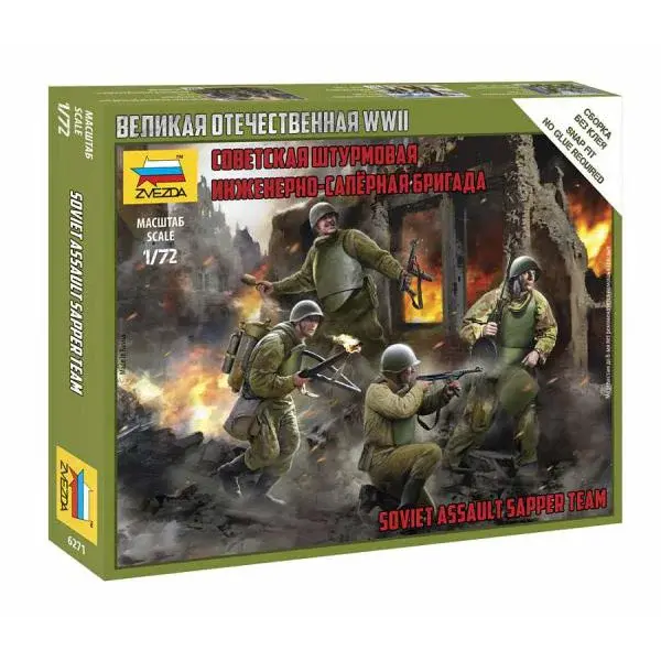 Snap Kit figurky 6271 – Sovětská útočná skupina (1:72)