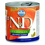 KONZERVA N&D DOG JAHNĚ & DÝNĚ & BORŮVKA ŠTĚNĚ 285g