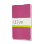 Sešity Moleskine Cahier L, čistý, 3 ks, tmavě růžové