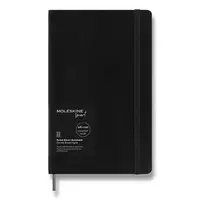 Zápisník Moleskine Smart Writing - měkké desky L, linkovaný, černý