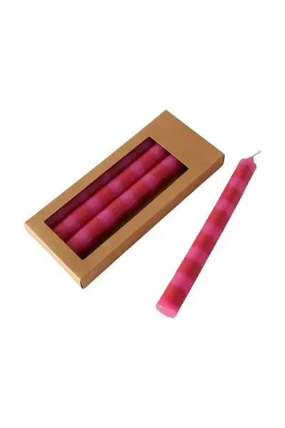 Sada svíček Boltze Stripy 20 cm 4-pack