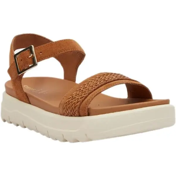 Geox D XAND 2.1S Dámské sandály, hnědá, velikost