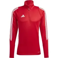 adidas TIRO24 TRAINING TOP Pánská mikina, červená, velikost
