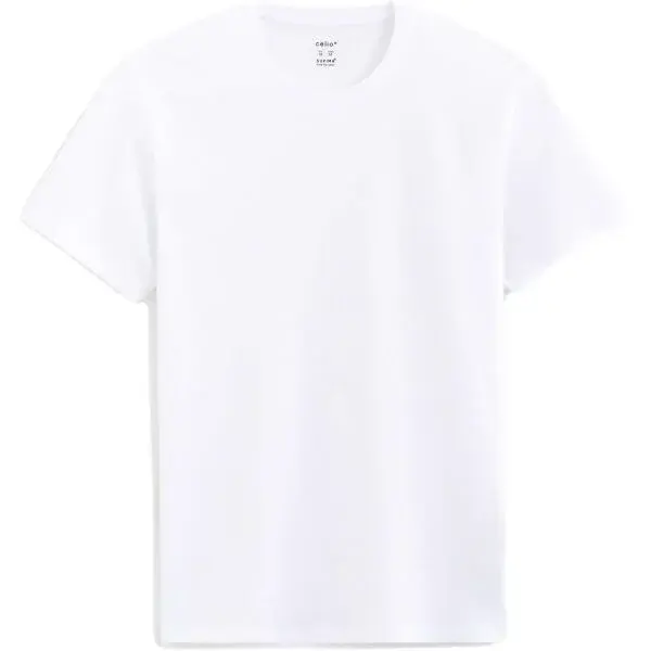 CELIO TEBASE Pánské tričko, bílá, velikost