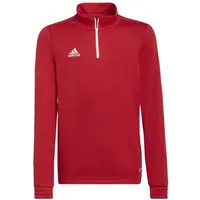 adidas ENTRADA 22 TRAINING TOP Juniorský fotbalový top, červená, velikost