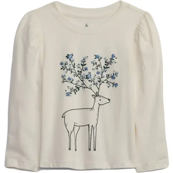 GAP BABY Dětské tričko, bílá, velikost 4Y