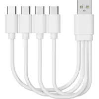 BLUETOUCH CABLE 4 v 1 dobíjecí kabel na USB-C baterie, bílá, velikost
