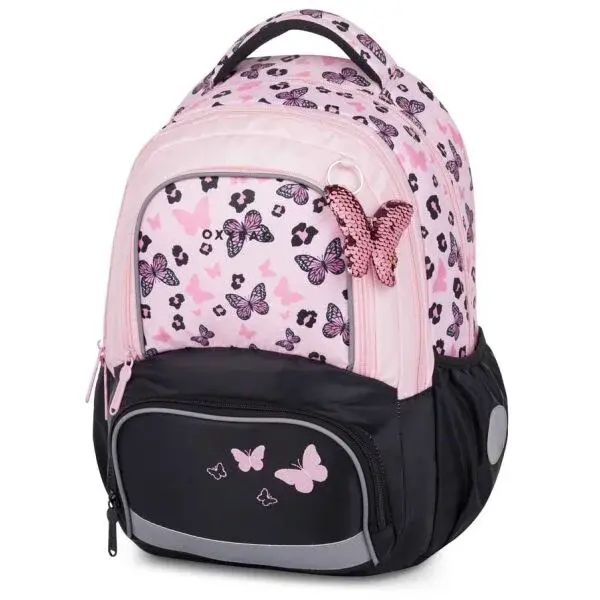 Oxybag NEXT Školní batoh, růžová, velikost