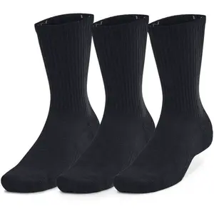 Under Armour TC 3PK CREW Unisex ponožky, černá, velikost S