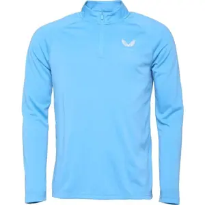 CASTORE 1/4 ZIP LS TOP Pánská sportovní mikina, světle modrá, velikost