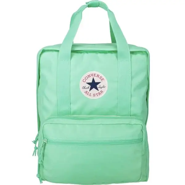 Converse SMALL SQUARE BACKPACK Městský batoh, světle zelená, velikost