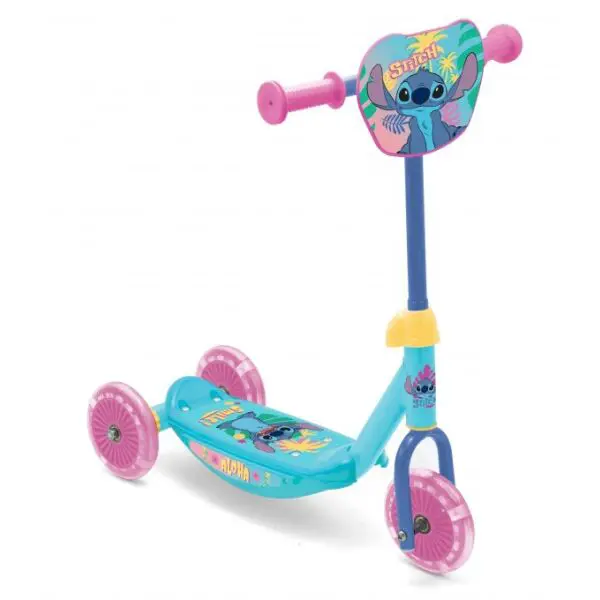 Disney STITCH Dětská tříkolová koloběřka, tyrkysová, velikost