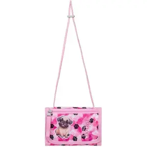 BAAGL TLAPKY Peněženka na krk, růžová, velikost