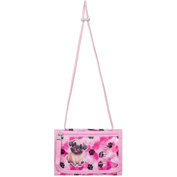 BAAGL TLAPKY Peněženka na krk, růžová, velikost