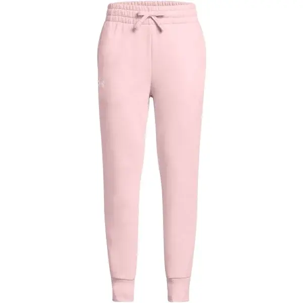 Under Armour RIVAL FLEECE JOGGERS Dívčí tepláky, růžová, velikost L