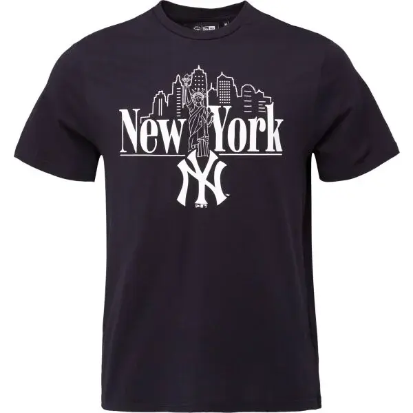 New Era NEW YORK YANKEES MLB Pánské triko, tmavě modrá, velikost