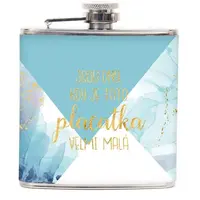 ALBI VELMI MALÁ PLACATKA Dárková placatka, modrá, velikost 175 ML