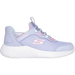 Skechers BOUNDER - SIMPLE CUTE Dívčí vycházková obuv, fialová, velikost