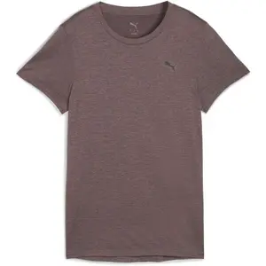 Puma W TAD ESSENTIAL HEATHER TEE Dámské tričko, hnědá, velikost