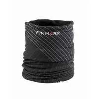 Finmark MULTIFUNCTIONAL SCARF WITH FLEECE Multifunkční šátek, černá, velikost