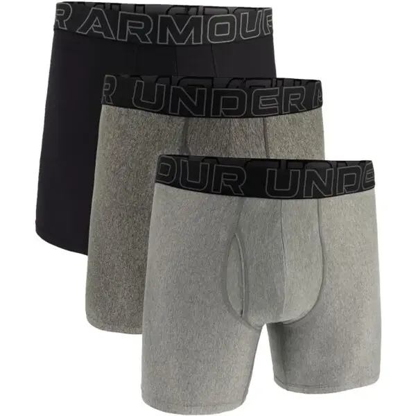 Under Armour PERF TECH Pánské boxerky, šedá, velikost L