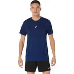 ASICS ROAD SEAMLESS SS TOP Pánské běžecké triko, modrá, velikost