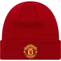New Era CORE CUFF BEANIE MANCHESTER UNITED Pánský kulich, červená, velikost UNI