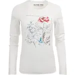 ALPINE PRO SFERA Dámské triko s dlouhými rukávy, bílá, velikost