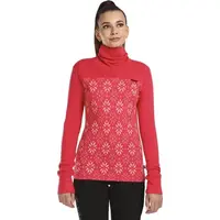 KILPI JANNU Dámský rolák z merino vlny, růžová, velikost