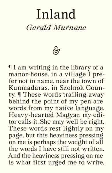 Inland - Gerald Murnane