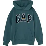 GAP ATHLETIC LOGO Chlapecká mikina, tmavě zelená, velikost