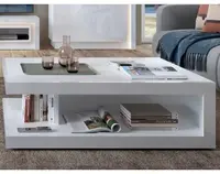 Konferenčný stolík Lyon, biely lesk%