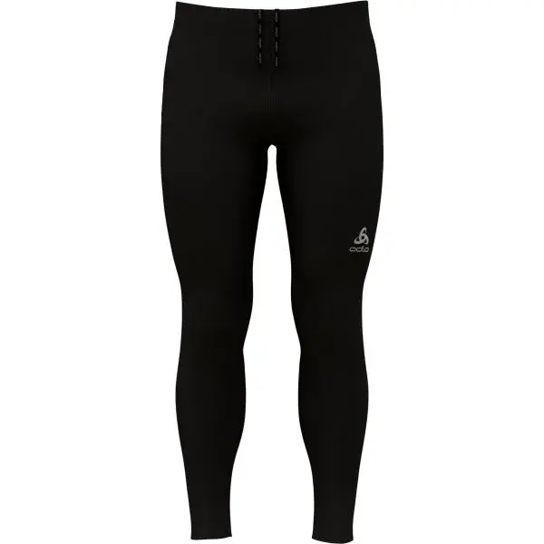 Odlo M ESSENTIAL WARM TIGHTS Pánské běžecké kalhoty, černá, velikost